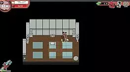 spooky milk life hentai game. rough femdom handjob at the gym