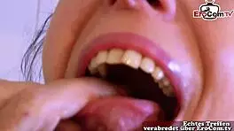 German Young Housewife Anal Fucked In Kitchen By Amateur Neighbor