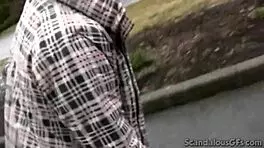 Teen Slut Teases with Cock Sucking in Public Bathroom