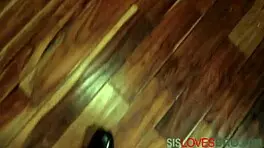 practicing on step sister's shaved pussy with daphne dare in teen fantasy