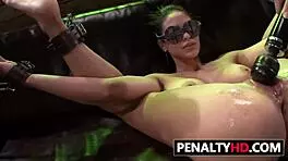 deep pain grips teen 18+ jasmine caro in tight bondage