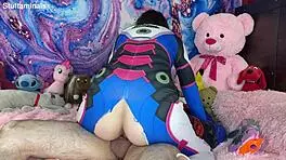 soldier 76 fucks dva's tight little hole.