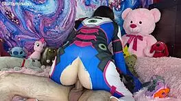 soldier 76 fucks dva's tight little hole.