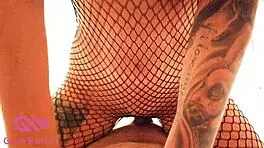 Shopping on Reeperbahn Turns Wild - Fucked in Net Catsuit After Purchase