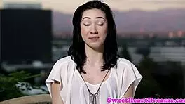 Redhead Babe Kissed By Ebony Girlfriend