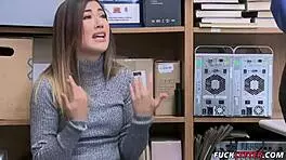 aubree ice gets missionary riding cowgirl doggystyle creampie at work