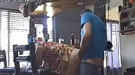 Spycam Captures Husband Cheating with Cute 24-Year-Old Blonde