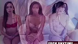 Sex Addicted Teen 18+ Fucks Hypnotist in Wild Gangbang