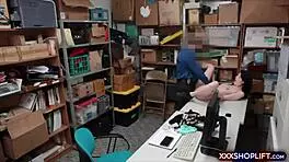 This cute teen 18+ shoplifter gets a rough fucking as punishment.