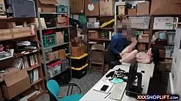This cute teen 18+ shoplifter gets a rough fucking as punishment.