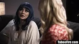 Lesbian Girl Cheats On Gf With Milf Landlord In Scissoring