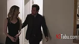 Tiny girl seduces and fucks her old boss rough.