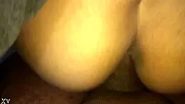 The young latina milf gets fucked in the ass and creampied.