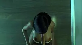 Amateur Teen and Hot Milf Engage in Playful BDSM Session with Big Assets