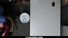 hot stepdaughter had to fuck cop to save her thief stepmom from big cock doggystyle