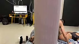 Tattooed young latina taken home for reality