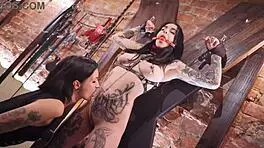 Titty Slave Girl Rides Big Strapon In Wet Pussy