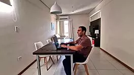 Arriving home, she surprises with a blowjob, leading to intense sex