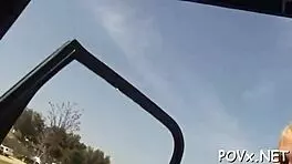 In natures garb cutie exposes her pussy to enjoy hot fucking