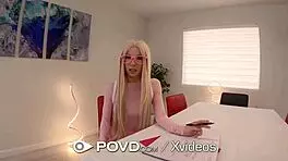 'deserve this big cock?' povd student asks