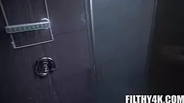 Stepsis Jumps In Shower For Dick And Facial Tyler Steel Monica Sage