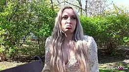 Man, I’m so nervous... got rough anal casting with Micky Muffin at pickup. It’s real, hurts so bad!