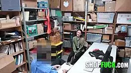 Slutty Babe Prefers Fucking Over Stealing at Shop