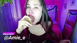 Intense deepthroat training with choking and gagging