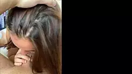 Radiant Rachel, friend's big tit sister, uses big cock and rims eagerly