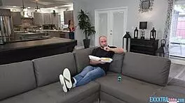 teen violet gems stuck and fucked by danny steele's monster cock