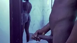 Step Uncle videobombed Teen with big boobs while showering and proceeded to sexually harassed her