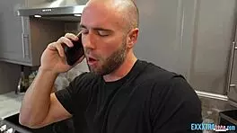 teen violet gems stuck and fucked by danny steele's monster cock