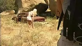 Blonde Girl Gets Horny And Fucked Hard By Old Guy In Doggy, Sucking His Cock With Pussy Play!