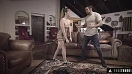 fresh 18-year-old takes virginity rough