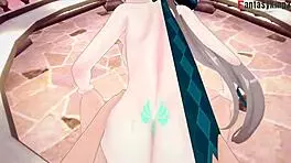 lynette fucking pov genshin impact premium, you ready for this uncensored hentai fantasy?