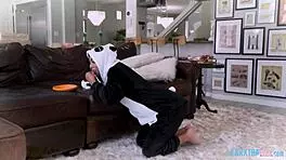 petite teen zerella skies gets deeply drilled by hung stud quinton james in cfnm scene. the hardcore action unfolds with monster cock and big tits.