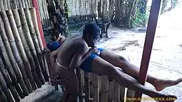 i give outdoor blowjob on the beach with big ass teen