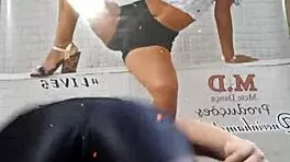 Feel The Passion In Sexy Ass War Dance