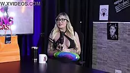 gabi tamiris starts creating content, meets older man with strange fetishes despite conservative parents in sheer red lingerie