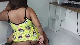 i caught my 18+ stepsister during chores and fucked her tight pussy hard