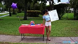 Teen Alicia Reign Feels Intense Pleasure As Tattooed Guy Nade Nasty Drills Her Hard.