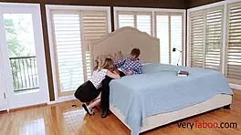 Our stepfather won't approve of this wild teen riding fantasy! 😈