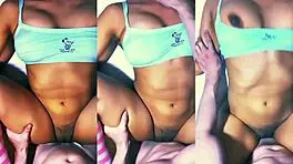 la colegiala inocente y su vecino maduro tuvieron una experiencia inolvidable en el apartamento despues de una tarde de estudio