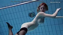 anetta surprises you with bikini pool fun