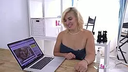 Andrea Blonde Takes on 53-Year-Old Man—Can He Keep Up?