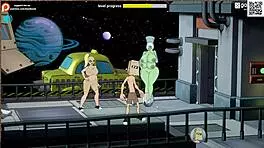 Complete Gameplay Fuckerman Deep Space Threesome