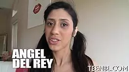 teen 18+ relishes hard boner