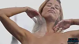 Petite Latina Teen Model Toni Maria Does Solo Striptease for Playboy