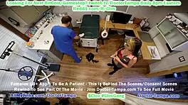 Asian patient strips for doctor in Tampa hospital