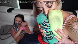 nika venom breaking in for some foot perving with ashlynn taylor, huh?